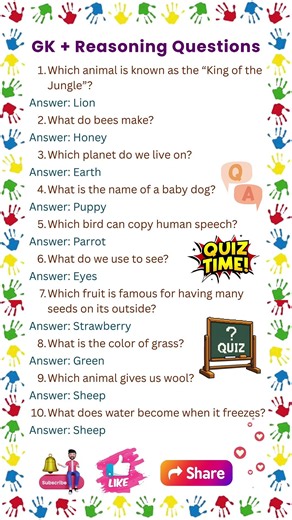 Maths GK Questions | General Questions for Kids | Maths GK Questions with Answers | GK quiz maths