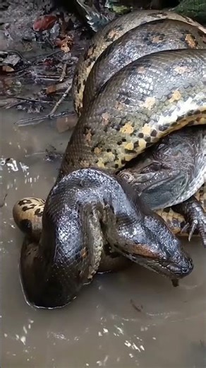 crocodile dies wrapped in python
