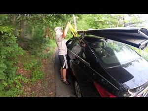 How to get the Porta-Bote on the roof rack