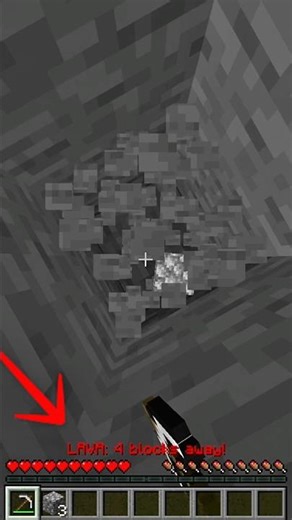 You will never die from lava again in Minecraft! Minecraft Lava Detector Mod #minecraft #mod