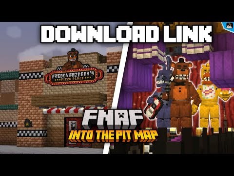 How I made FNAF INTO THE PIT map build in Minecraft PE/BE (speedbuild+tour)