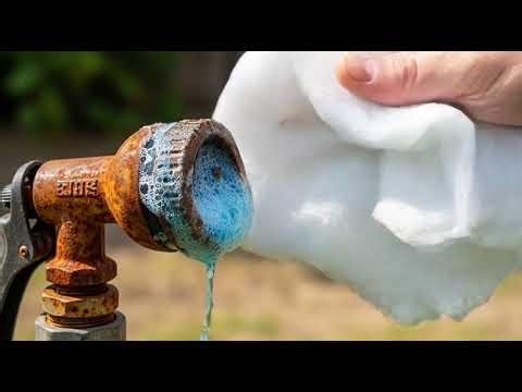Satisfying Rust Removal – Garden Hose Nozzle Restoration in 4K