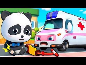 Bayi Panda Kiki Kecelakaan | Mobil Ambulans Beraksi | Lagu Anak-anak | BabyBus Bahasa Indonesia