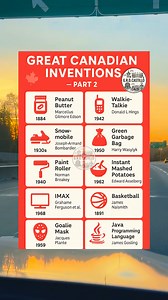 514 reactions · 157 shares | Amazing Canadian Inventions (Part 2)  #canada #invention #fblifestyle | G Ruth Dianne Castillo | Facebook