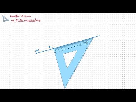 Identifier et tracer des droites perpendiculaires