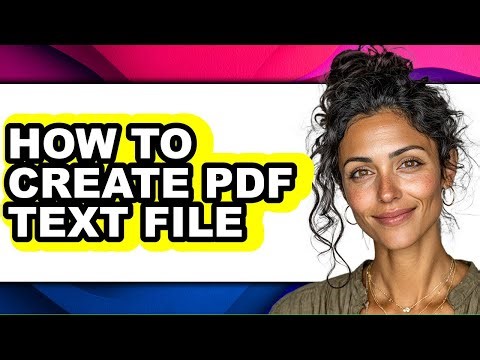 How to Create Pdf Text File (full Guide)