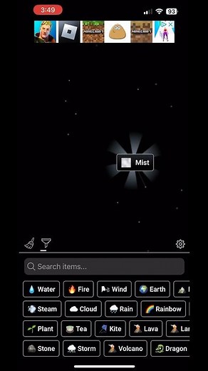How to make mist in infinite craft