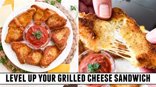 Crispy grilled cheese sandwiches | Easy and delicious recipe