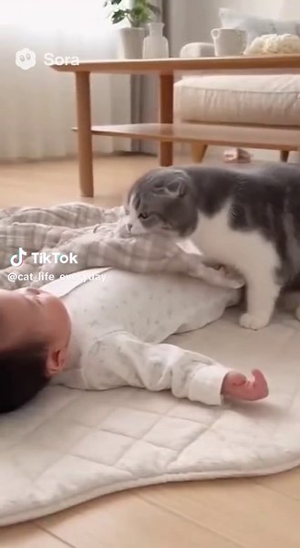 優しい🥹🥹 #猫のいる暮らし #猫のいる生活 #猫好きさんと繋がりたい #猫 #cat