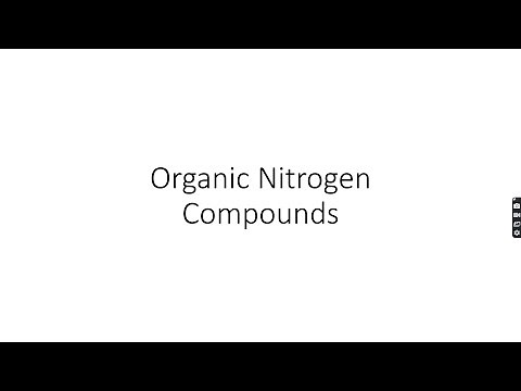 A-Level Chemistry: Organic Nitrogen Compounds Part 1