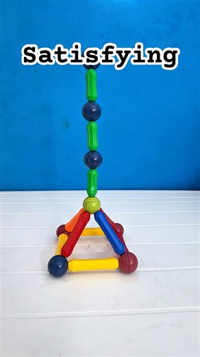 Satisfying Magnetic Tower Build | Clicky ASMR 🧲