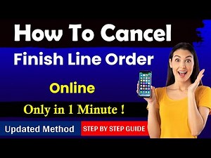 How To Cancel Finish Line Order online [ New Updated Method ]