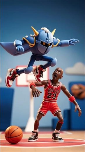 Michael Jordan STOMPED by an evil alien life form!!!