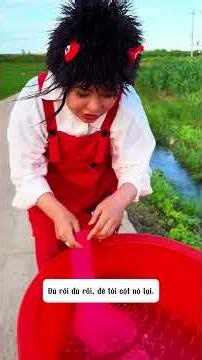 How Xiao Mei Makes Water Ball Toys from Giant Silicone Caterpillars #entertainment #funny