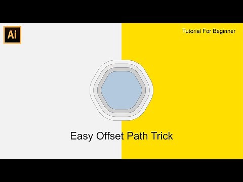 Easy How to Use Offset Path - Adobe Illustrator Tutorial