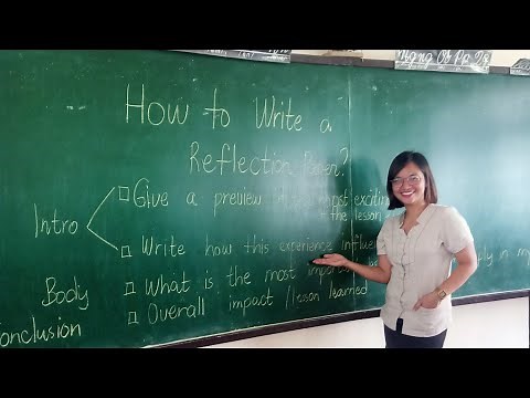 How to Write a Reflection Paper?