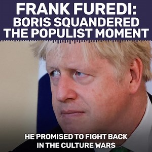 1.2K views · 119 reactions | “Boris promised to fight in the culture wars. To get Britain back to a more balanced, normal direction. But in the end he did nothing. He squandered this great democratic opportunity.”‬ Frank Furedi and Brendan O’Neill discuss the fall of Boris Johnson: https://pod.fo/e/12fd5e | spiked | Facebook