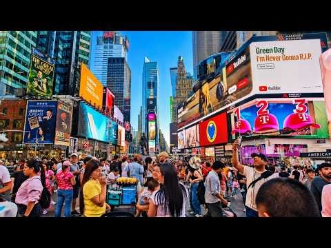 You Won't Believe Times Square This Summer! ☀️⚽ Last FIFA Week & Stunning NYC Sunset Walk
