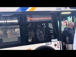 Bee-Line Bus New Flyer XDE60 Route 3 To WHITE PLAINS EXPRESS MANHATTANVIILE #340 YONKERS GETTY 2023
