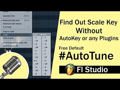 How to Find Out Scale Key of a Song in Fl Studio - Without AutoKey or any Plugins