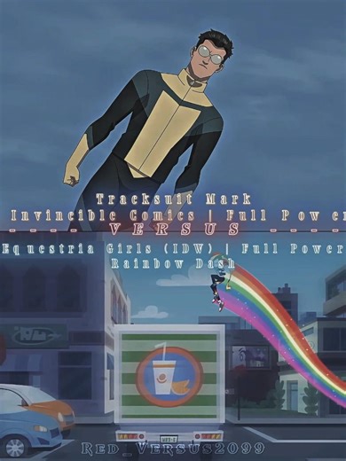 Tracksuit Mark vs Rainbow Dash (Equestria Girls)