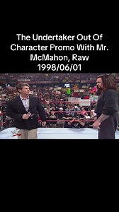 The Undertaker's Rare Out of Character Promo from 1998