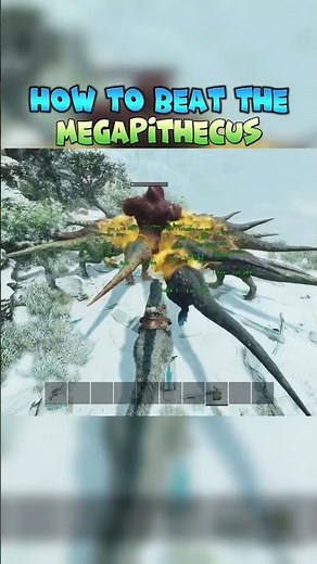 👊How to Beat the Megapithecus Boss in ARK Survival Ascended #arksurvivalascended #ark #arksurvival