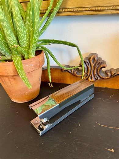 Vintage MCM Acco Faux Wood Stapler; 1970's Office Supplies; Crafter Gift; Mid Century Desk Tools; Atomic Home Office; Heavyweight Staplers - Etsy