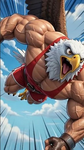 🦅🔥 The Eagle Spotted Its Next Target 🦆😱A powerful eagle takes. #shorts #childhoodcartoons #adventure
