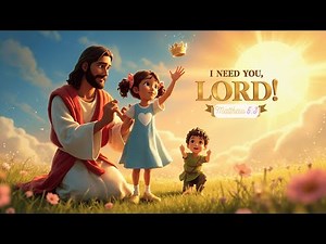 🎵I Need You, Lord! Beatitudes Song for Kids Matthew 5:3 - Blessed Are the Poor in Spirit Bible Song