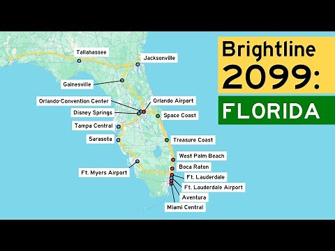 Mapping The Future of "Brightline Florida" High-Speed Rail