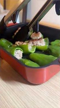 『ずんだもん実況』レンジだけで作れる簡単ピーマンの肉詰め！忙しい日でもすぐ作れるのだ！