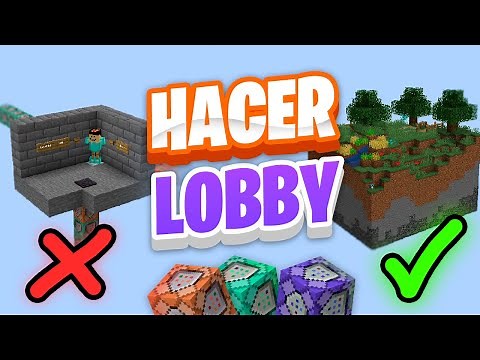 ✅ Como hacer un buen Lobby / MiniLobby / Hub para un mapa en [Minecraft 1.19+] MapMaking
