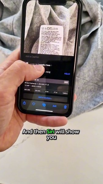 Student organisation reveals iPhone trick that explains washing machine symbols