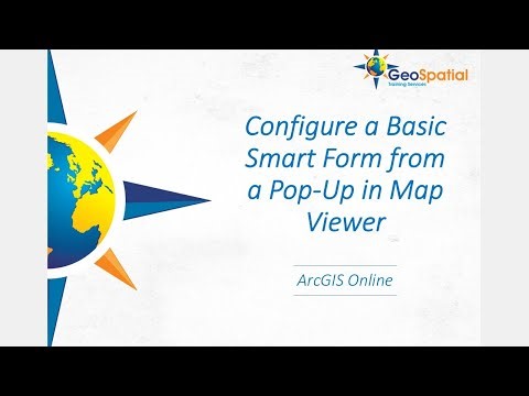 Configure a Basic Smart Form from a Pop-Up in Map Viewer