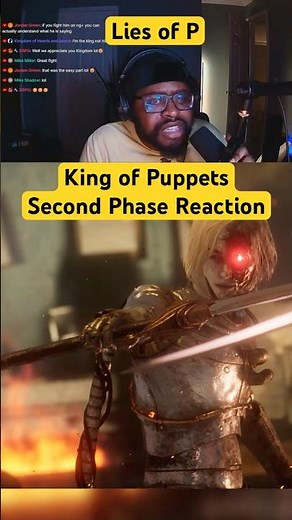 Romeo King of Puppets Second Phase Reaction - Lies of P #liesofp #shorts