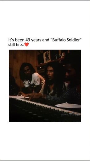 Memes and Music on Instagram: "Buffalo Soldier, dreadlock Rasta ❤️ Song: Buffalo Soldier by Bob Marley & The Wailers Bob Marley rose from Trenchtown's tough streets, blending reggae with messages of peace, love, and resistance. With The Wailers – Peter Tosh and Bunny Wailer early on – he turned Jamaican sounds into a global revolution. His spiritual depth, iconic dreadlocks, and fearless voice made him a legend for unity and fighting oppression. Even after his tragic passing in 1981, his music h