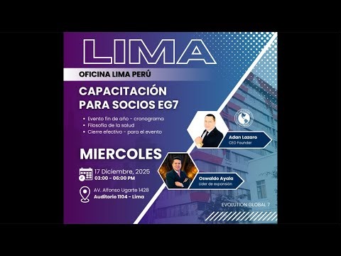 EVOLUTION GLOBAL 7 está en vivo