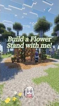 Minecraft | Cozy Flower Stand Build
