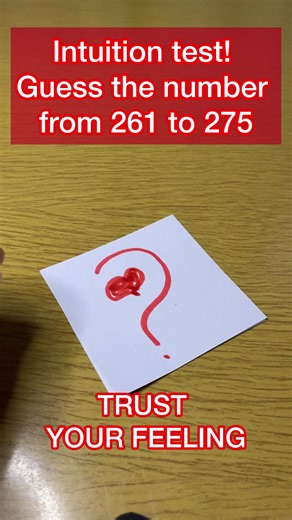 Your intuition reacts faster than logic. Feel the number and trust it. Follow and comment your answer. #intuitiontest #intuition #intuitionchallenge #mindtest #fyp