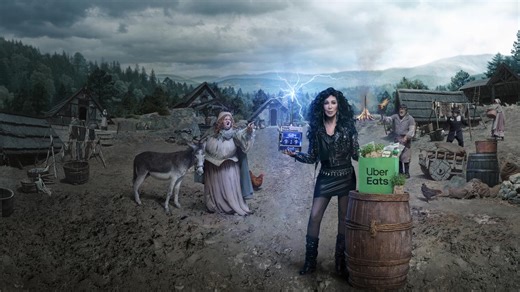 Uber Eats turns back time for icon Cher in new ad