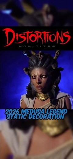 2026 Distortions Unlimited Medusa Legend Halloween Decoration | New Professional Static Prop