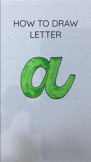 Hand Lettering A Script Style #shorts #satisfying #relaxing #handlettering #alphabet #script