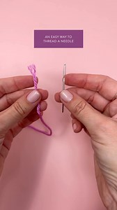 277K views · 1K reactions | What's the most annoying part of sewing in your ends... and why is it threading the needle? Here's a quick tip on how to get that needle threaded properly every single time! | Yarnspirations | Facebook