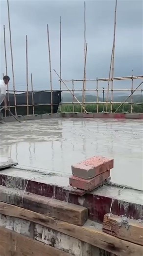 Casting roof of multi storey building through teamwork #shorts