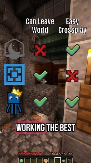 How I cross play minecraft bedrock and java edition! #minecraft #minecraftserver #minecraftshorts