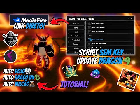 Como Baixar e Colocar SCRIPT no Blox Fruits (UPDATE) 🐉 Instalar Executor Roblox/Usar Script Celular