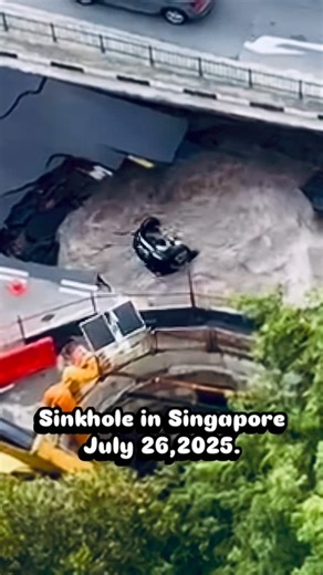 Rere Reina on Instagram: "As of July 26, 2025, a #sinkhole formed on #tanjongkatongroad near the One Amber condominium in #singapore and one person has been taken to Raffles Hospital, but no deaths have been reported due to this specific sinkhole. A large sinkhole appeared on Tanjong Katong Road near the One Amber condominium. The Singapore Civil Defence Force responded, and one person was taken to Raffles Hospital, according to The Straits Times. A video shows a car that appears to have fallen 