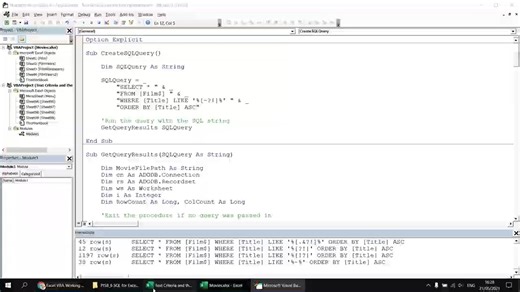 Excel VBA Introduction Part 58.5 - SQL for Excel Files - Basic Select Statements