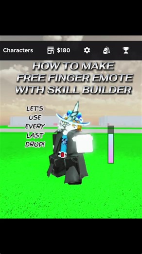 Roblox JJS: Free Finger Emote Tutorial
